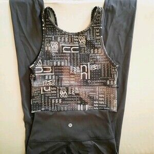 Lululemon Align High-Rise Leggings Size 4 Power Pivot Tank Top Lululemon Bag
